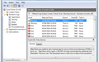 The Event Viewer